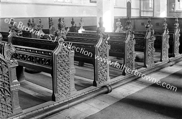 BENCHES IN NAVE